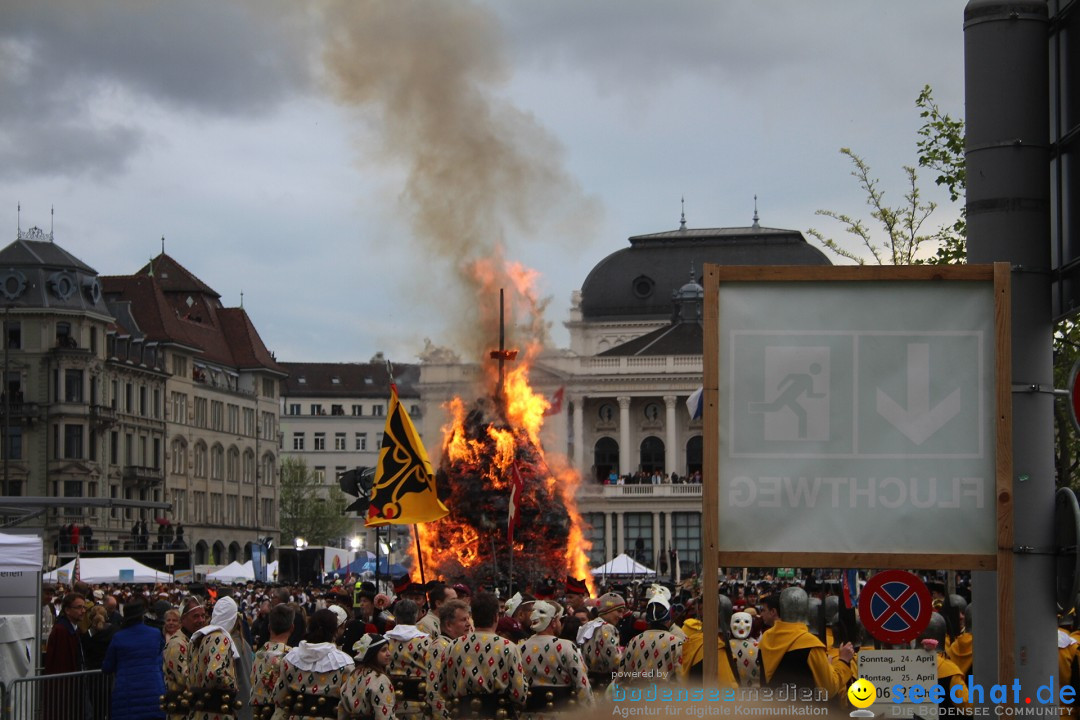 Sechselaeuten: Zuerich, 25.04.2022