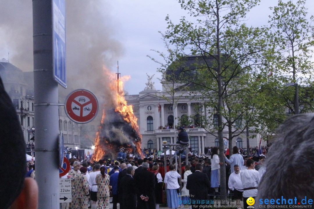 Sechselaeuten: Zuerich, 25.04.2022