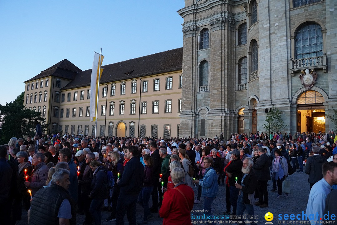 Lichterprozession: Weingarten, 26.05.2022