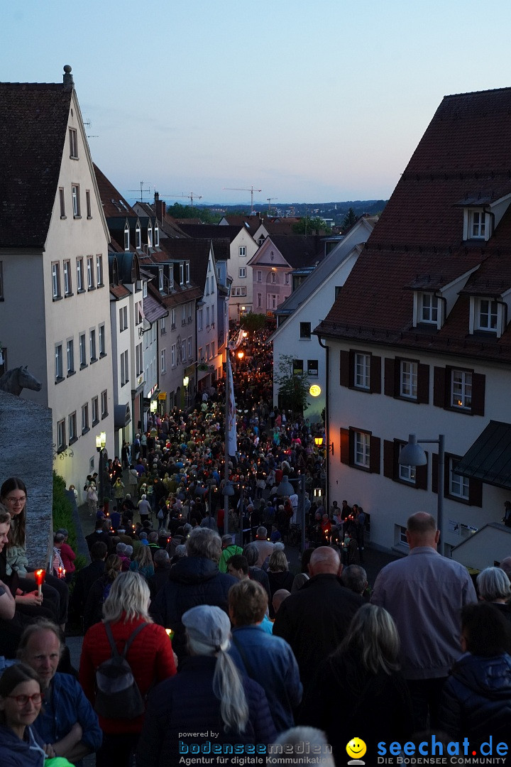 Lichterprozession: Weingarten, 26.05.2022