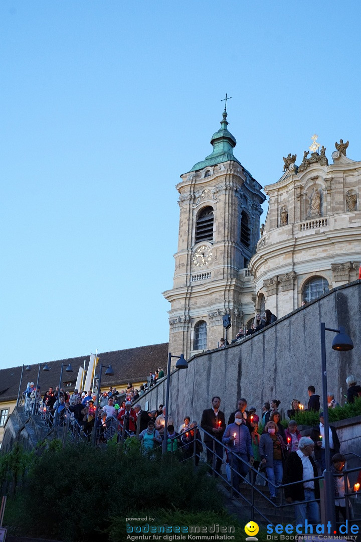 Lichterprozession: Weingarten, 26.05.2022