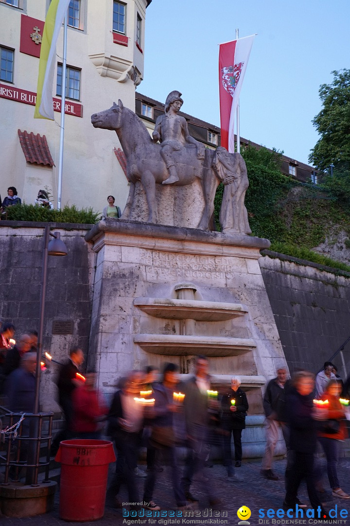 Lichterprozession: Weingarten, 26.05.2022