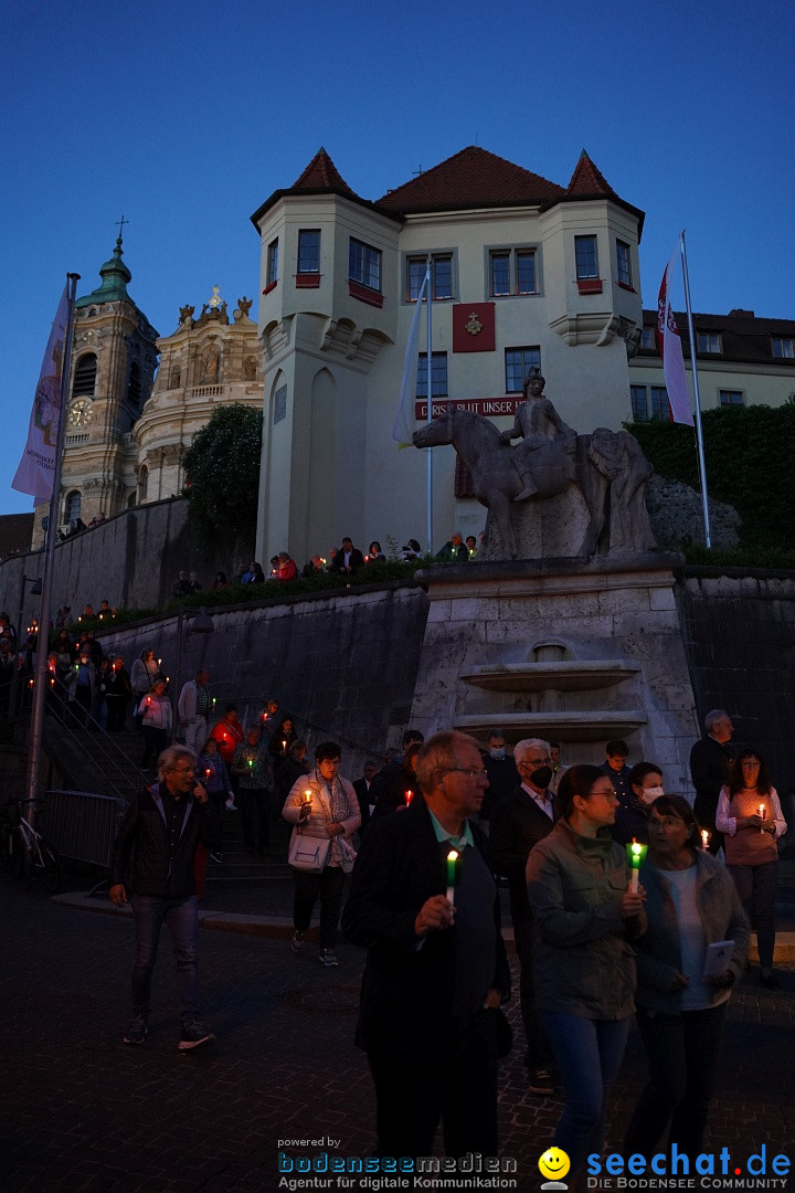 Lichterprozession: Weingarten, 26.05.2022