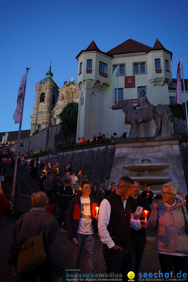 Lichterprozession: Weingarten, 26.05.2022