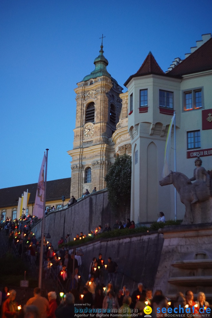 Lichterprozession: Weingarten, 26.05.2022