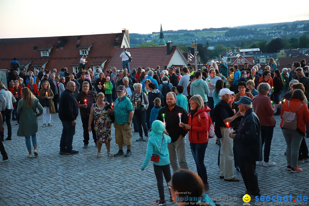 Lichterprozession: Weingarten, 26.05.2022