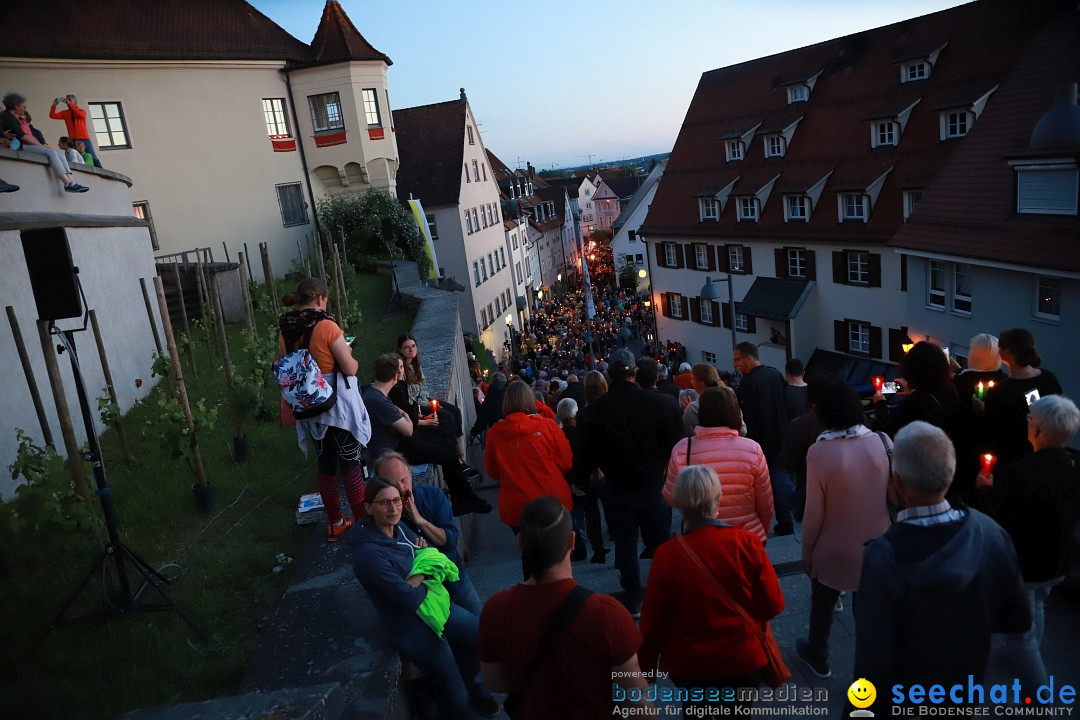 Lichterprozession: Weingarten, 26.05.2022