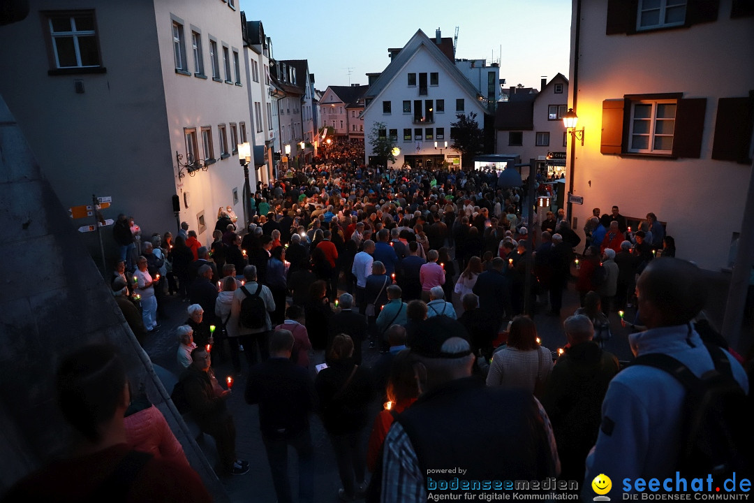 Lichterprozession: Weingarten, 26.05.2022