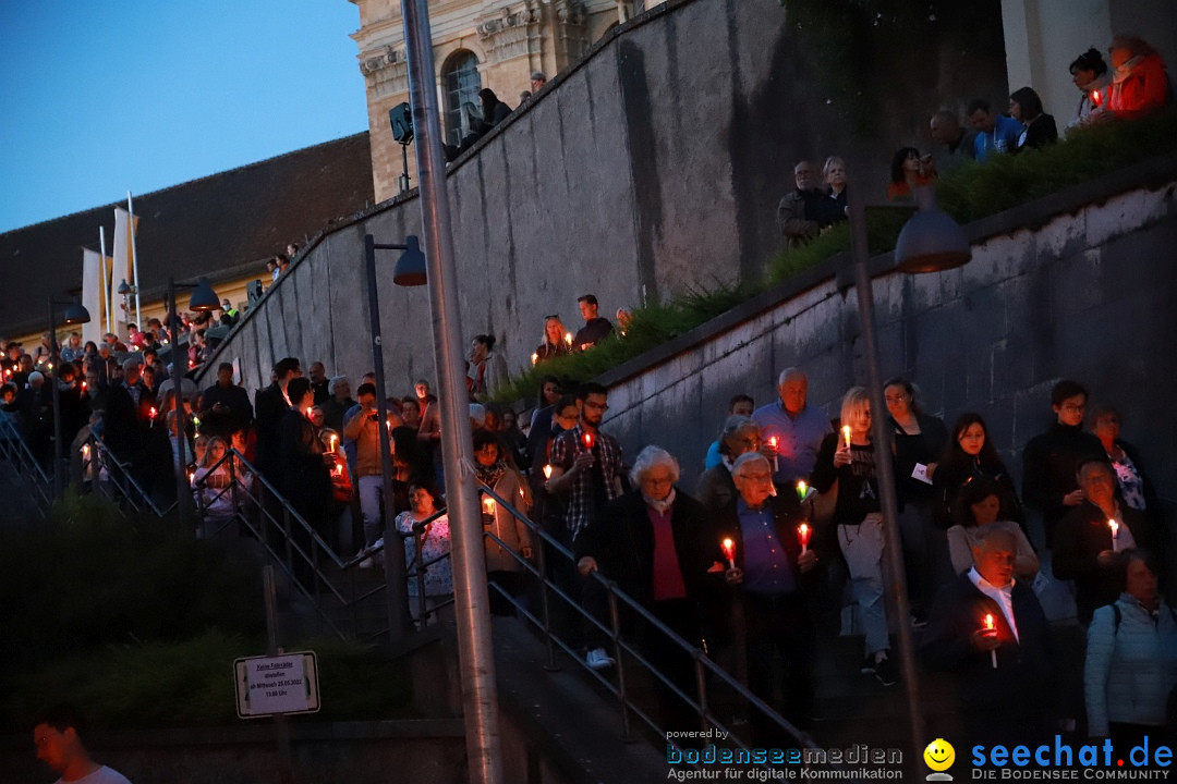 Lichterprozession: Weingarten, 26.05.2022