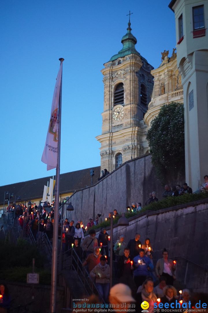 Lichterprozession: Weingarten, 26.05.2022