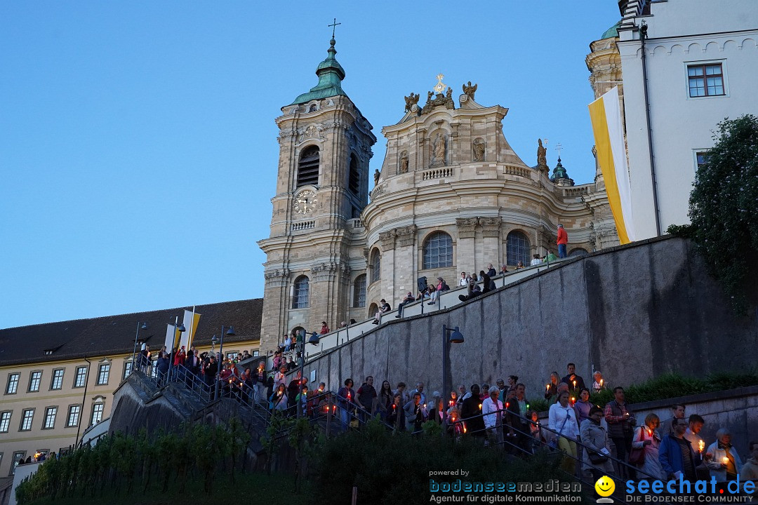 Lichterprozession: Weingarten, 26.05.2022