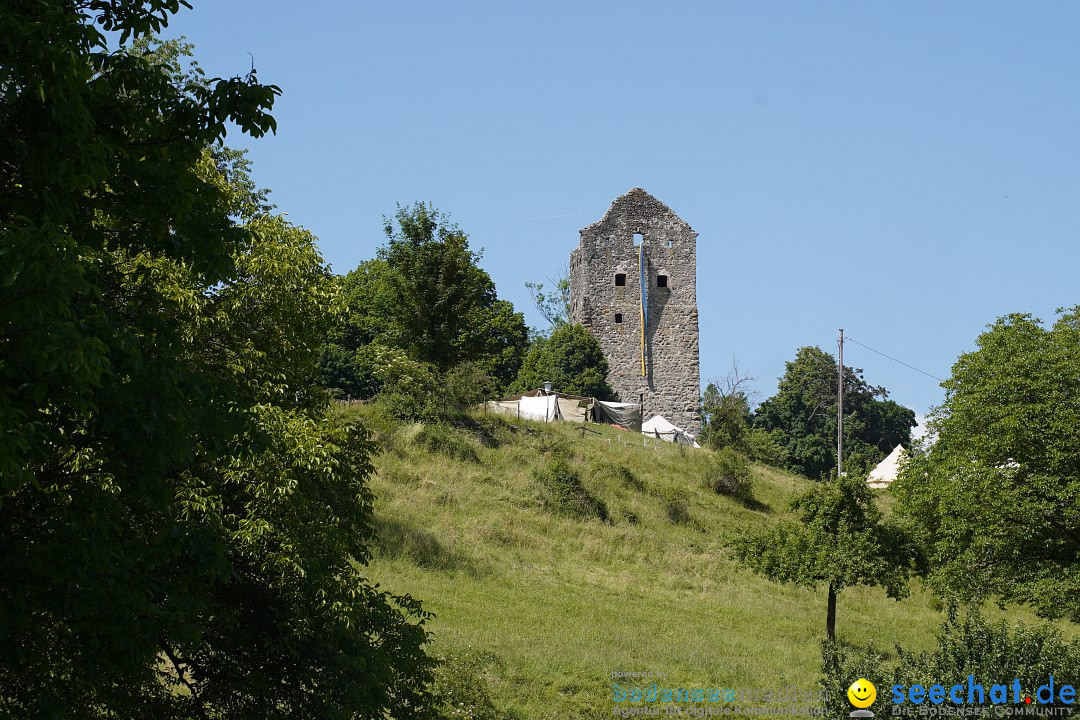 Mittelalterliches Burgspektakel: Neuravensburg, 04.06.2022