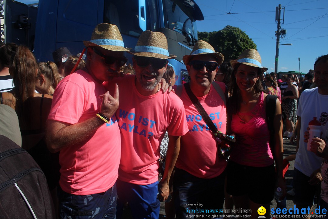 Street Parade 2022 mit dem Motto THINK: Zuerich, 13.08.2022