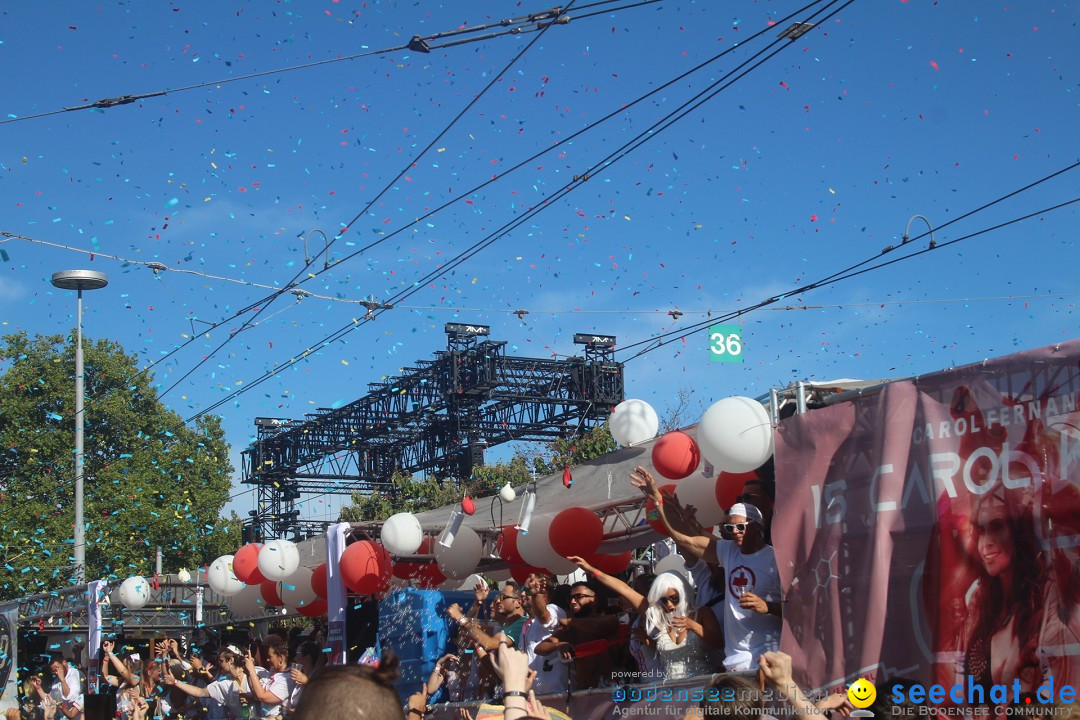 Street Parade 2022 mit dem Motto THINK: Zuerich, 13.08.2022