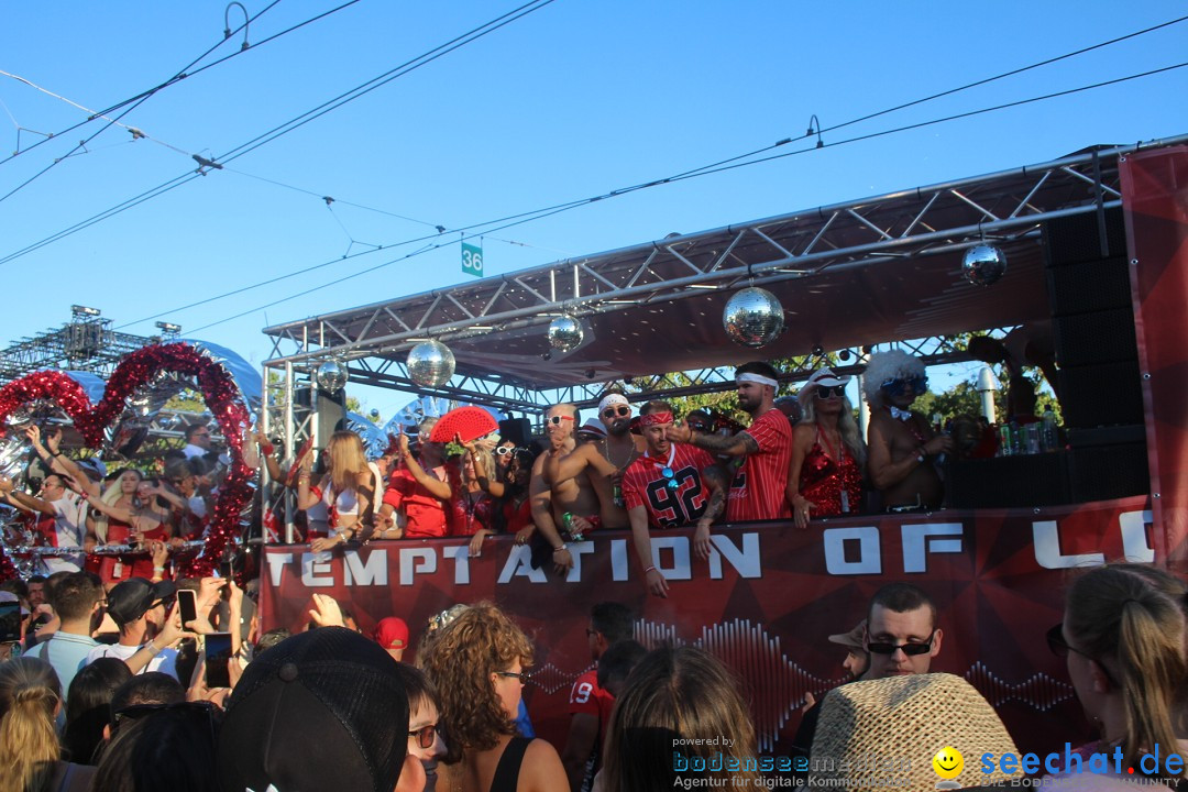 Street Parade 2022 mit dem Motto THINK: Zuerich, 13.08.2022