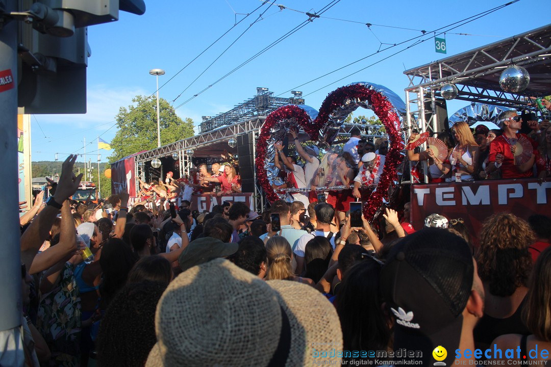 Street Parade 2022 mit dem Motto THINK: Zuerich, 13.08.2022