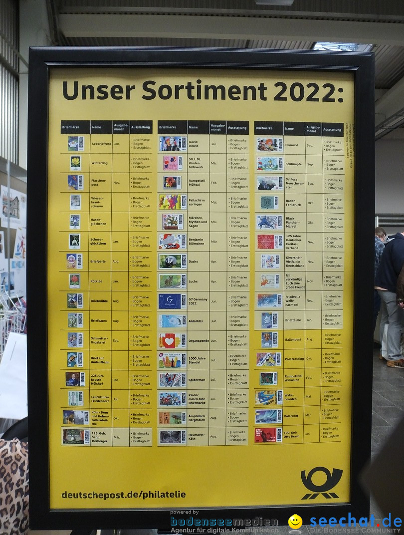 Internationale Briefmarken-Boerse 2022: 27.10.2022, Ulm