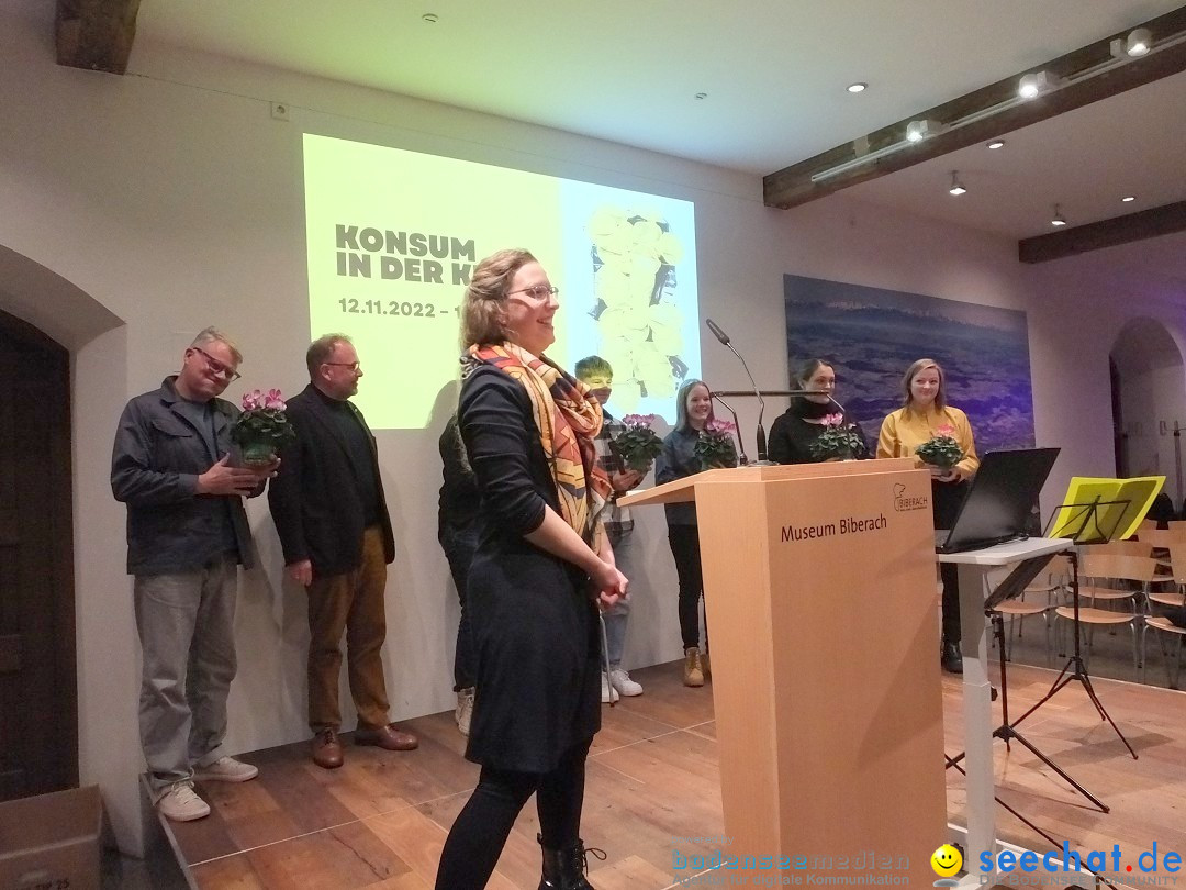 Konsum in der Kunst: Biberach, 12.11.2022