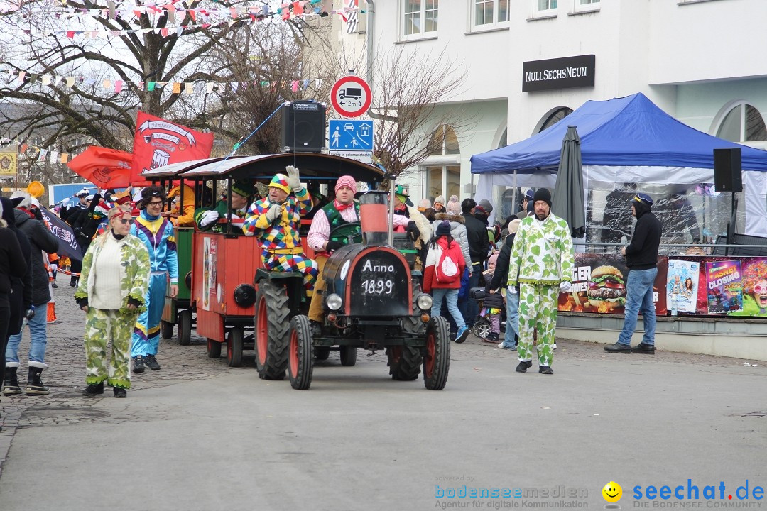 Fasnetsumzug - Weltverkehrsstadt: Tettnang am Bodensee, 29.01.2023