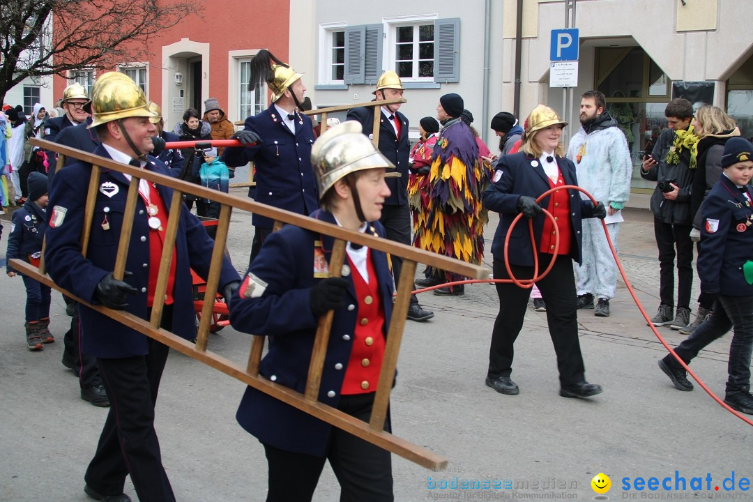 Fasnetsumzug - Weltverkehrsstadt: Tettnang am Bodensee, 29.01.2023