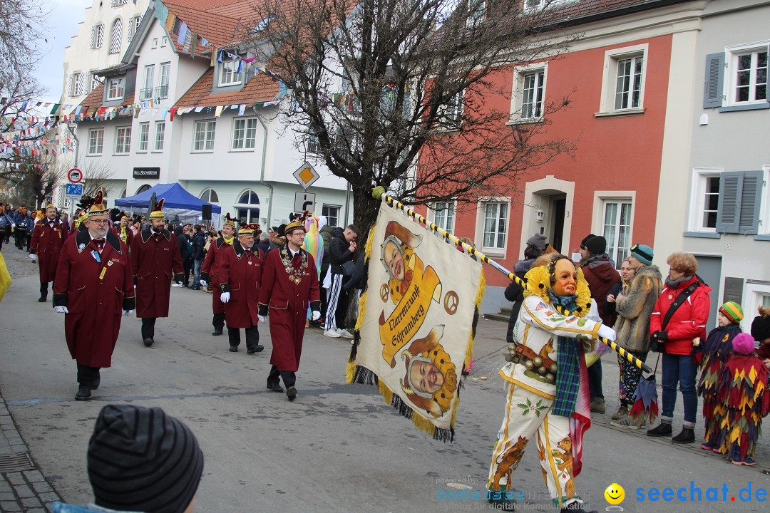 Fasnetsumzug - Weltverkehrsstadt: Tettnang am Bodensee, 29.01.2023