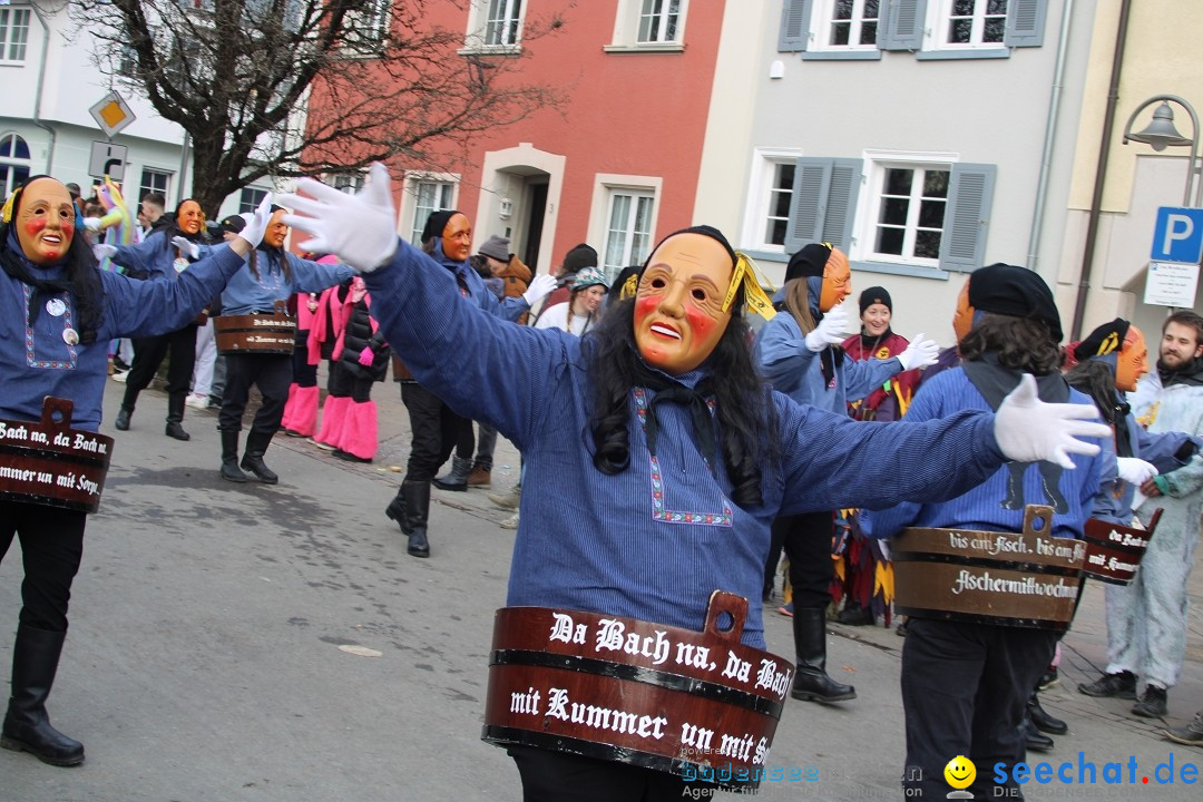 Fasnetsumzug - Weltverkehrsstadt: Tettnang am Bodensee, 29.01.2023