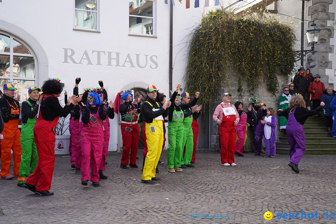 Narrenbaumstellen: Markdorf am Bodensee, 11.02.2023