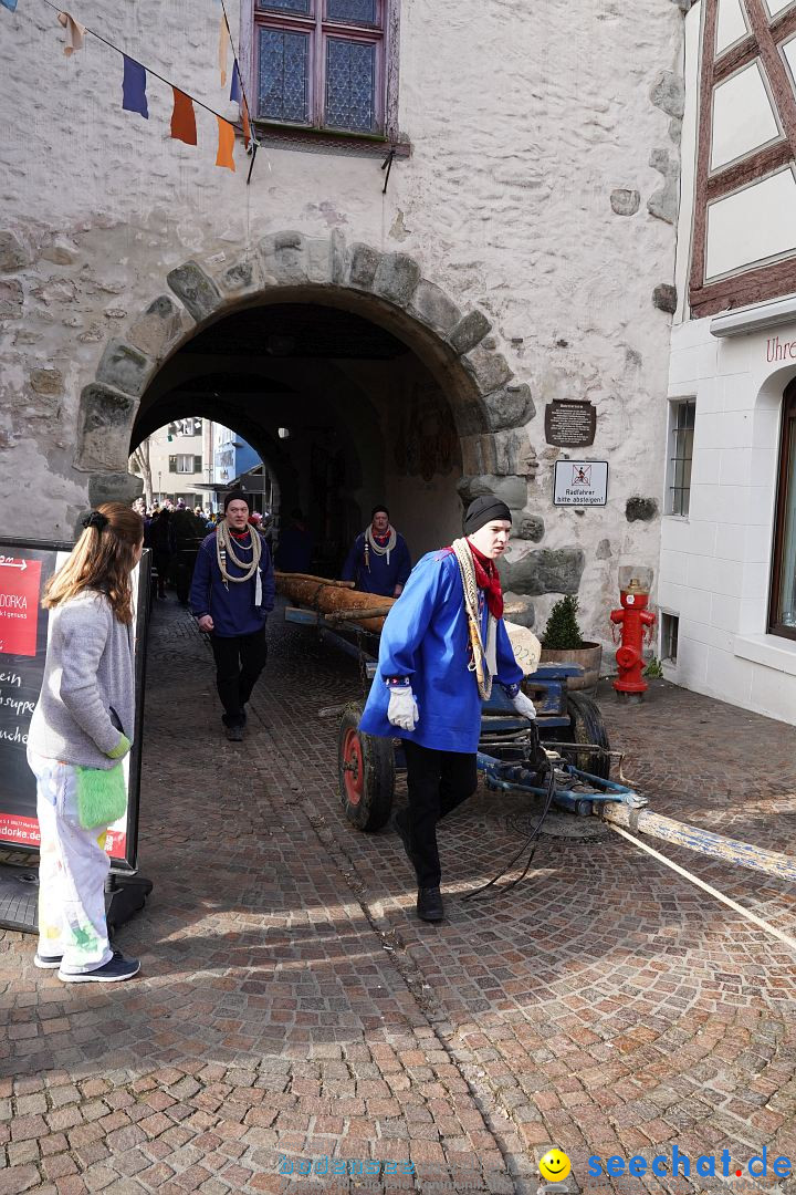 Narrenbaumstellen: Markdorf am Bodensee, 11.02.2023