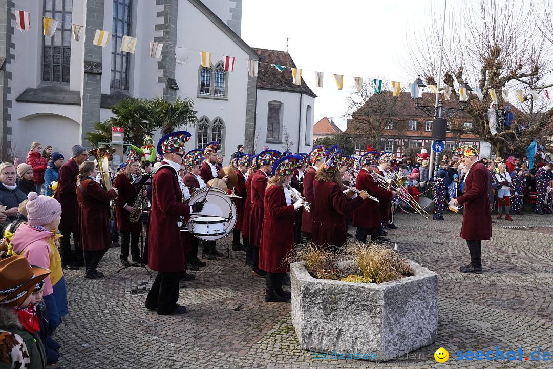 Narrenbaumstellen: Markdorf am Bodensee, 11.02.2023