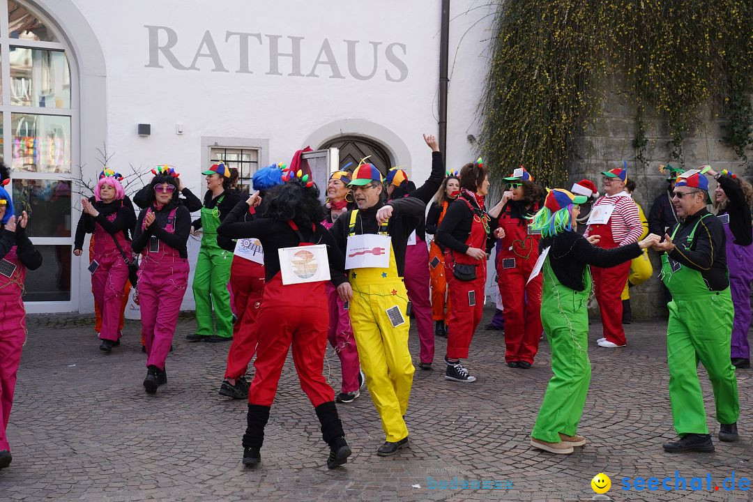 Narrenbaumstellen: Markdorf am Bodensee, 11.02.2023