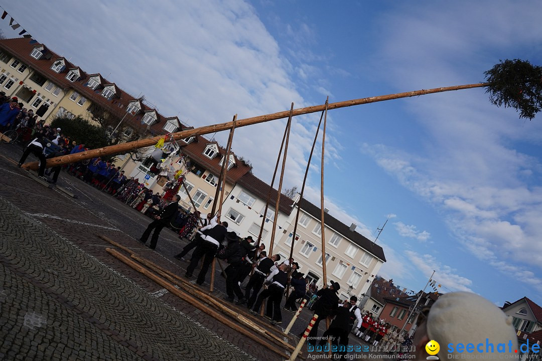 Narrenbaumstellen: Markdorf am Bodensee, 11.02.2023