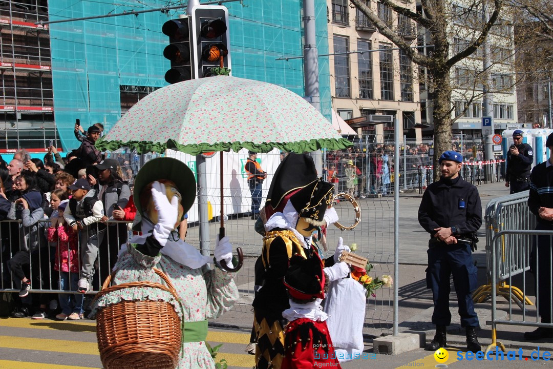 Sechselaeuten Umzug der Zuenfte: Zuerich, 17.04.2023