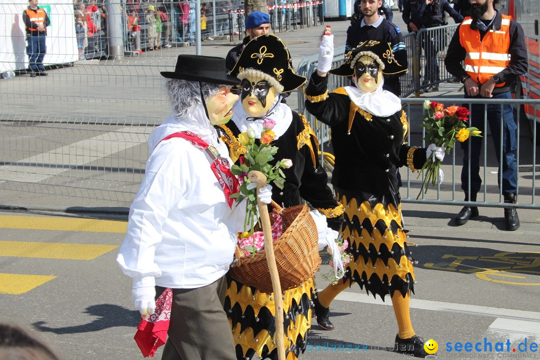 Sechselaeuten Umzug der Zuenfte: Zuerich, 17.04.2023