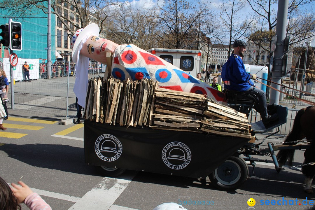 Sechselaeuten Umzug der Zuenfte: Zuerich, 17.04.2023