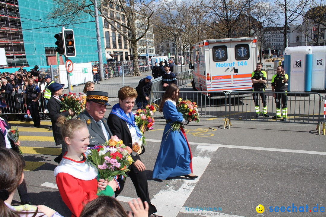 Sechselaeuten Umzug der Zuenfte: Zuerich, 17.04.2023