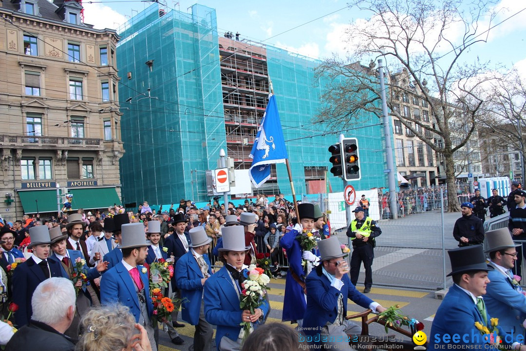 Sechselaeuten Umzug der Zuenfte: Zuerich, 17.04.2023