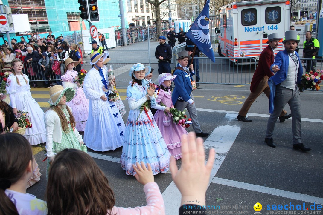 Sechselaeuten Umzug der Zuenfte: Zuerich, 17.04.2023