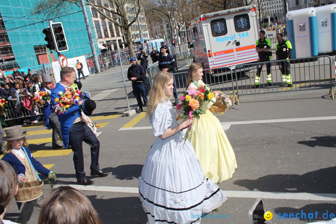 Sechselaeuten Umzug der Zuenfte: Zuerich, 17.04.2023