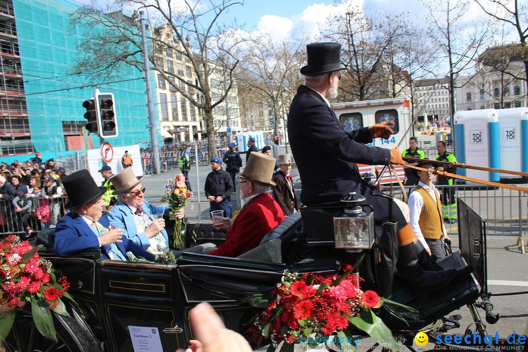 Sechselaeuten Umzug der Zuenfte: Zuerich, 17.04.2023