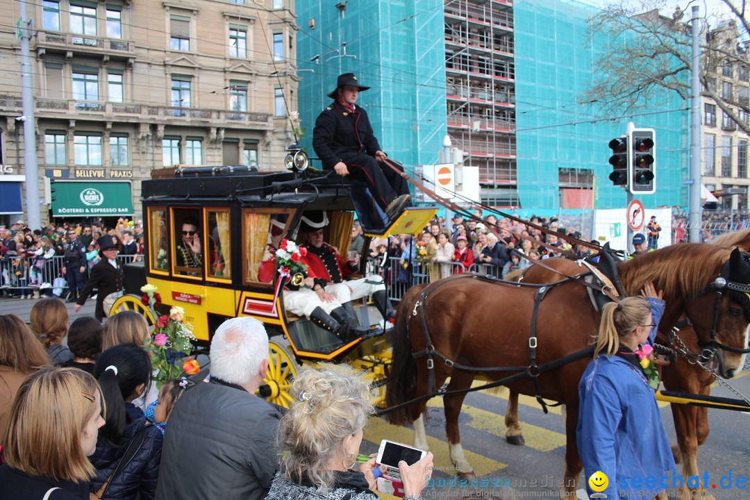 Sechselaeuten Umzug der Zuenfte: Zuerich, 17.04.2023