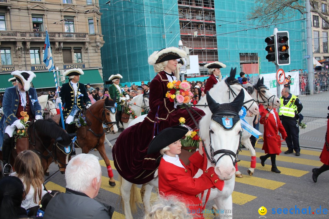 Sechselaeuten Umzug der Zuenfte: Zuerich, 17.04.2023