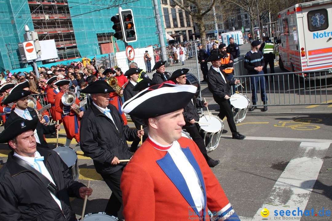 Sechselaeuten Umzug der Zuenfte: Zuerich, 17.04.2023