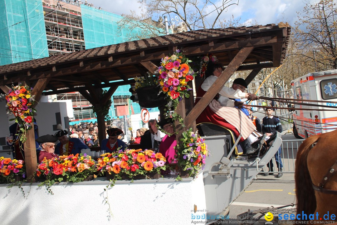 Sechselaeuten Umzug der Zuenfte: Zuerich, 17.04.2023