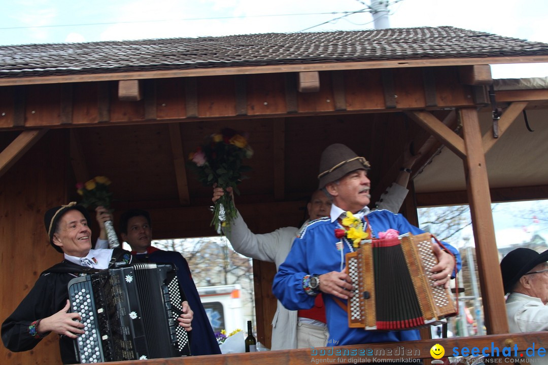 Sechselaeuten Umzug der Zuenfte: Zuerich, 17.04.2023