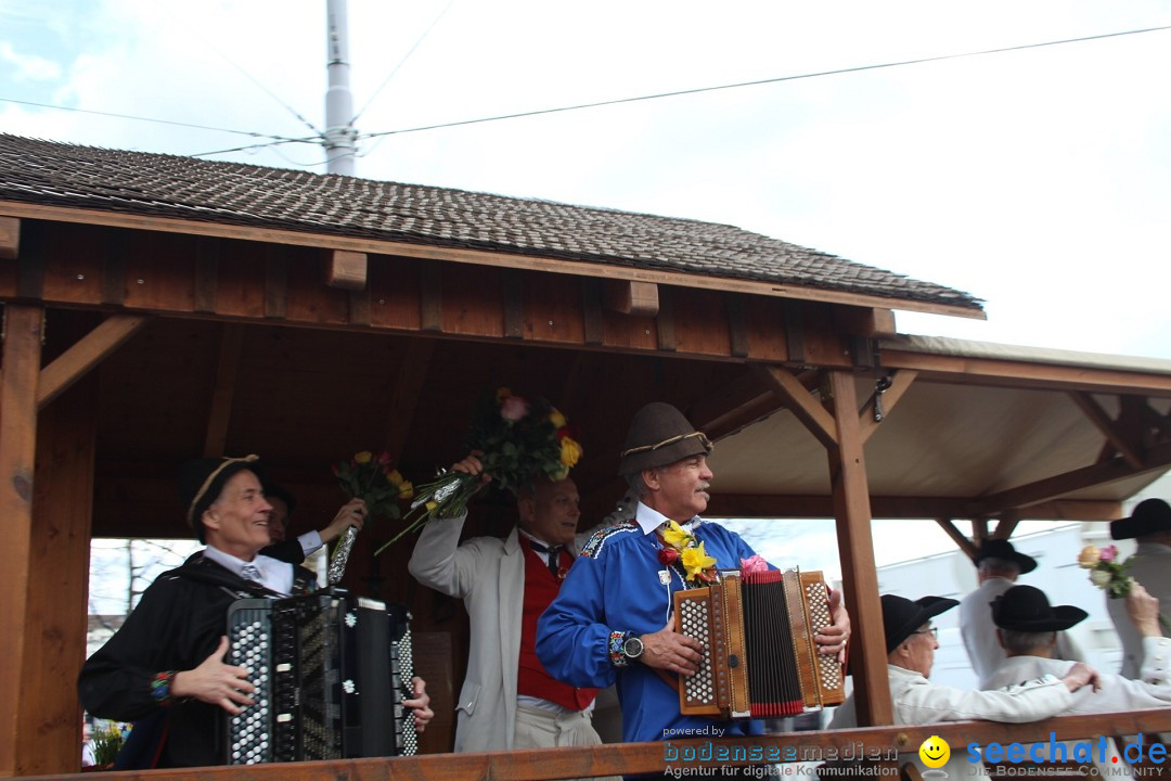 Sechselaeuten Umzug der Zuenfte: Zuerich, 17.04.2023