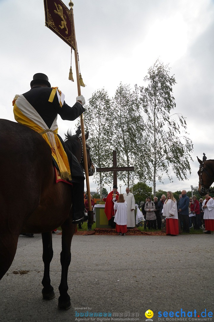 Blutritt - Prozession zu Pferde mit Heilig-Blut-Reliquie: Weingarten, 19.05