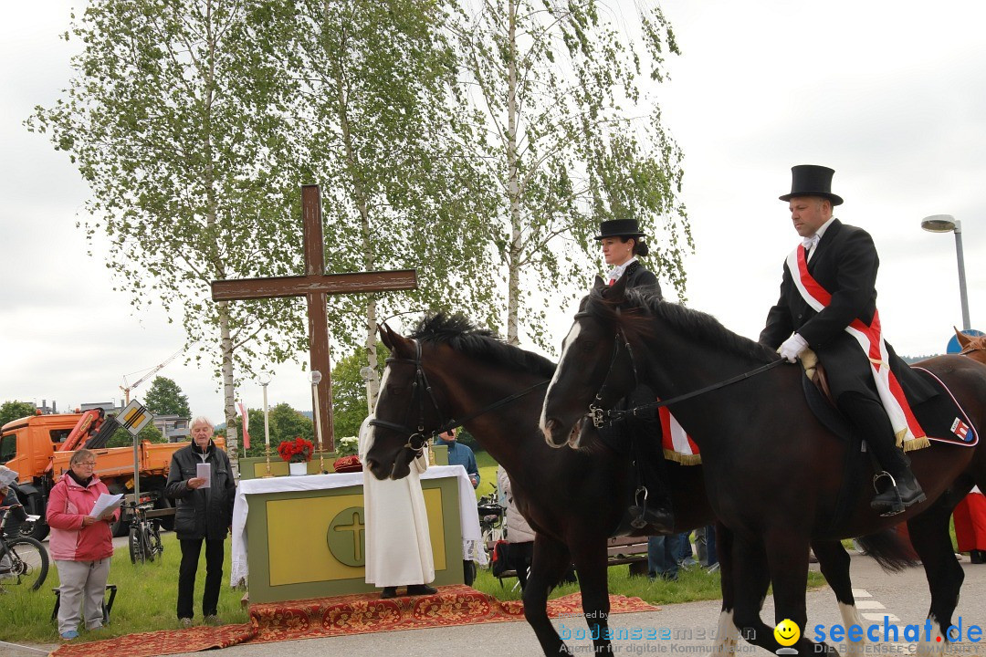 Blutritt - Prozession zu Pferde mit Heilig-Blut-Reliquie: Weingarten, 19.05