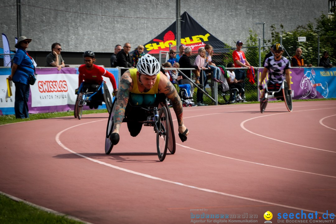 WELTKLASSE AM SEE Rollstuhl-Leichtathletik: Arbon am Bodensee, 20.05.2023