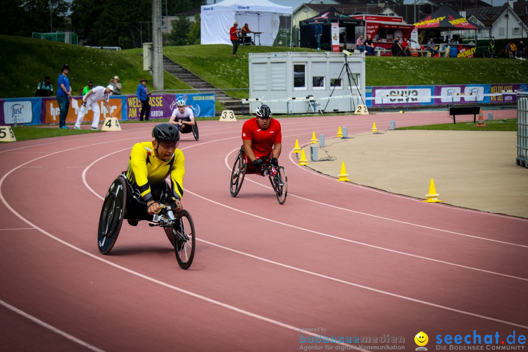 WELTKLASSE AM SEE Rollstuhl-Leichtathletik: Arbon am Bodensee, 20.05.2023