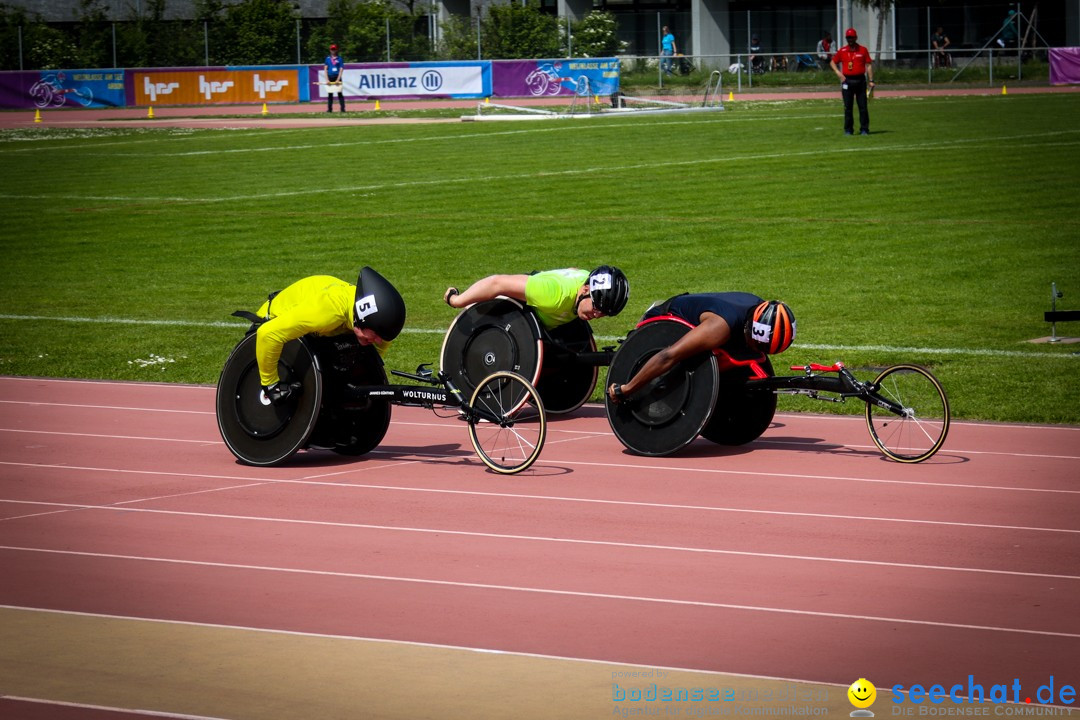 WELTKLASSE AM SEE Rollstuhl-Leichtathletik: Arbon am Bodensee, 20.05.2023